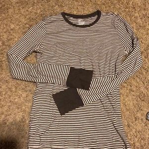 Gap long sleeved striped shirt